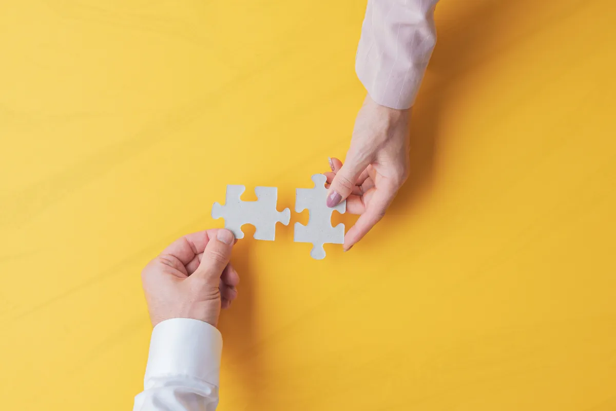 Head koostööpartnerid sobivad kokku nagu pusled pildil